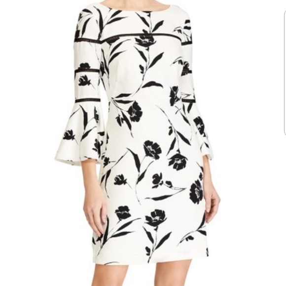 Ralph Lauren Bell Sleeved Sheath - Picture 1 of 8